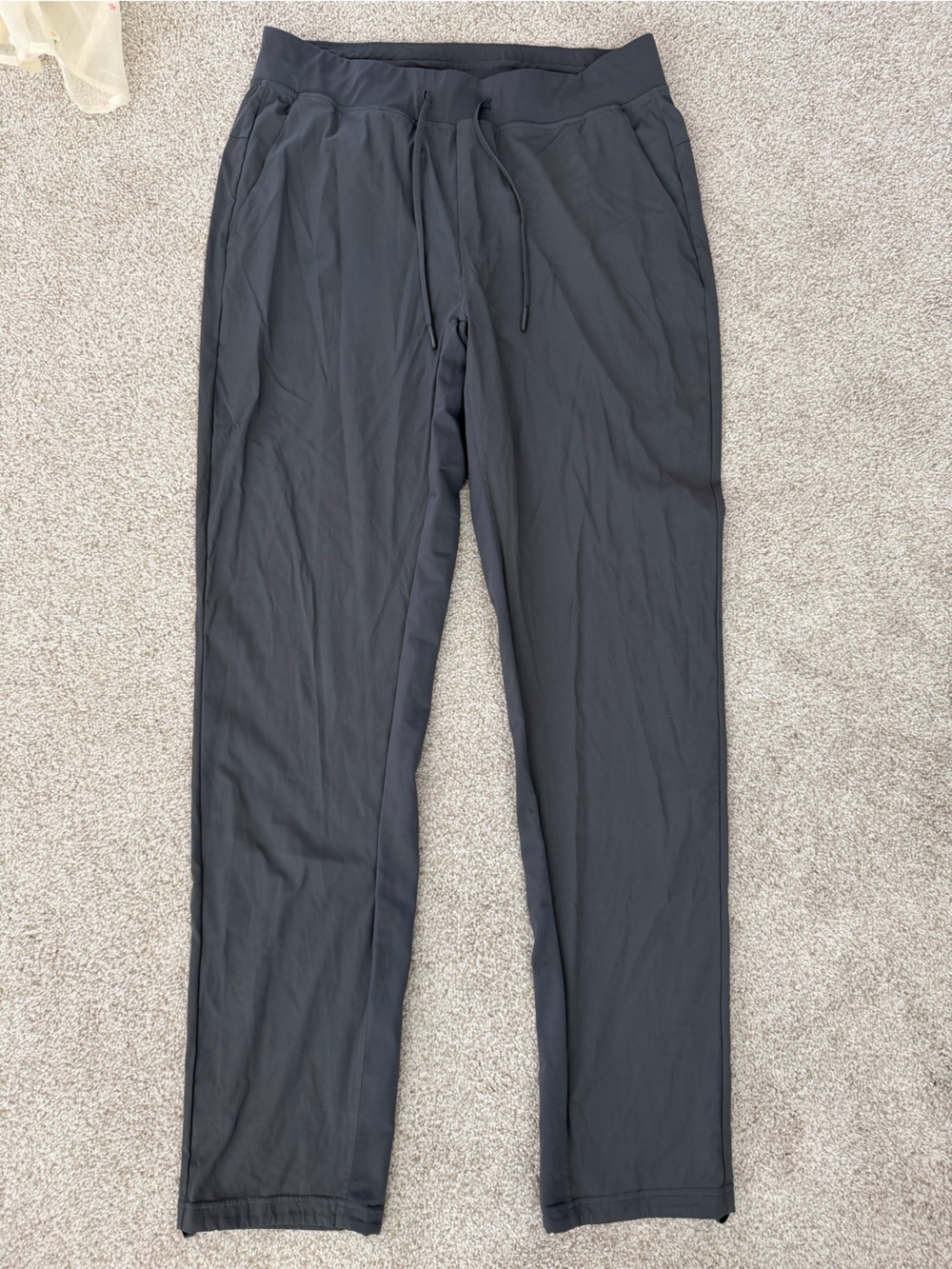 lululemon athletica Men's Dark Gray Drawstring Joggers